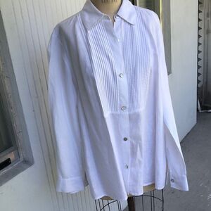 Bloomingdale’s tuxedo shirt